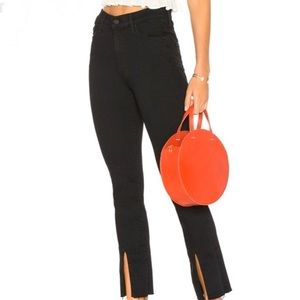 Mother The Insider Slit Ankle Fray Jean